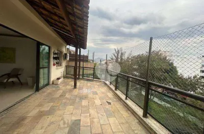 Cobertura com 3 quartos (2 suites)à venda, 197 m² por r$ 1.290.000 - recreio dos bandeirantes - rio de janeiro/rj