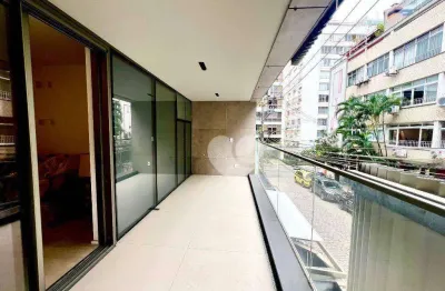 Apartamento garden com 3 suítes à venda, 251 m² por r$ 6.000.000 - leblon - rio de janeiro/rj