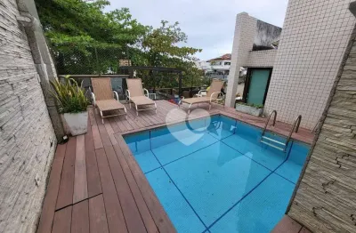 Cobertura com 4 quartos à venda, 562 m² por r$ 5.500.000 - jardim oceânico - rio de janeiro/rj