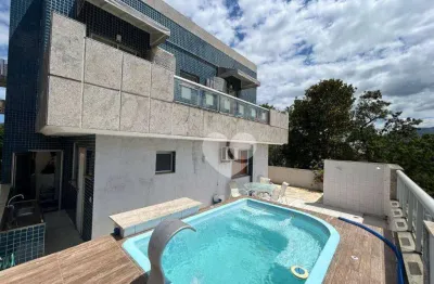 Cobertura duplex com 5 quartos (3 suítes) à venda, 310 m² por r$ 2.150.000 - recreio dos bandeirantes - rio de janeiro/rj