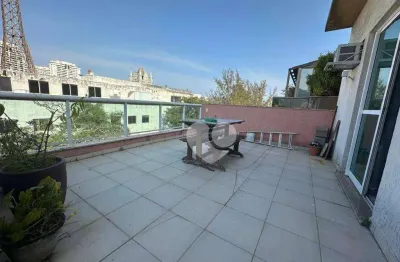 Cobertura com 2 suítes à venda, 155 m² por r$ 1.070.000 - recreio dos bandeirantes - rio de janeiro/rj