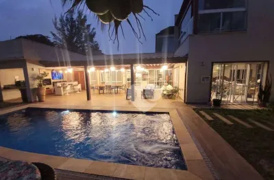 Casa com 4 quartos à venda, 394 m² por r$ 6.800.000 - barra da tijuca - rio de janeiro/rj