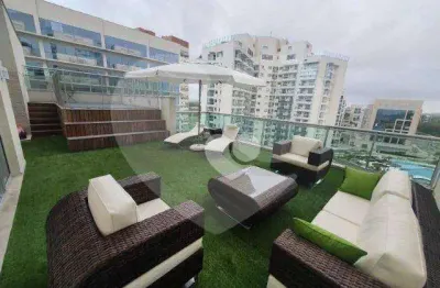 Cobertura com 4 dormitórios à venda, 225 m² por r$ 2.000.000,00 - barra olímpica - rio de janeiro/rj