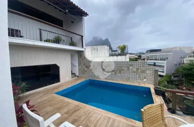 Cobertura com 4 dormitórios para alugar, 364 m² por r$ 14.982,40/mês - barra da tijuca - rio de janeiro/rj