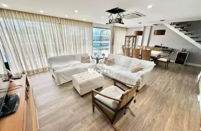 Cobertura com 4 quartos para alugar, 220 m² por r$ 13.143/mês - recreio dos bandeirantes - rio de janeiro/rj