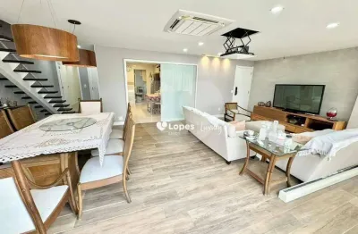 Cobertura com 4 quartos para alugar, 220 m² por r$ 13.143/mês - recreio dos bandeirantes - rio de janeiro/rj