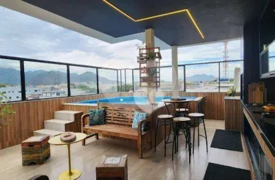 Cobertura com 4 dormitórios à venda, 192 m² por r$ 2.850.000,00 - recreio dos bandeirantes - rio de janeiro/rj