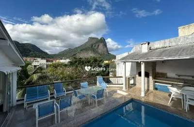 Cobertura com 4 dormitórios à venda, 383 m² por r$ 4.500.000,00 - jardim oceânico - rio de janeiro/rj