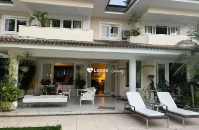 Casa com 4 suítes à venda, 536 m² por r$ 4.200.000 - barra da tijuca - rio de janeiro/rj