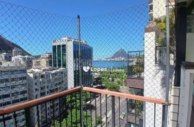 Cobertura com 4 dormitórios à venda, 179 m² por r$ 3.000.000,00 - humaitá - rio de janeiro/rj