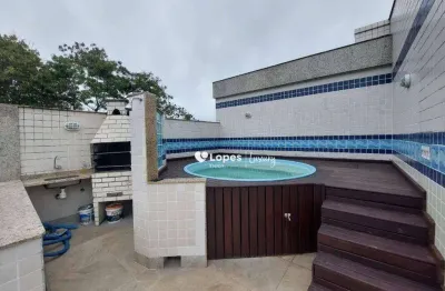 Cobertura com 3 quartos para alugar, 197 m² por r$ 8.116/mês - recreio dos bandeirantes - rio de janeiro/rj