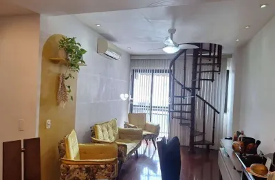 Cobertura com 3 quartos com vaga de garagem à venda, 151 m² por r$ 900.000 - tijuca - rio de janeiro/rj