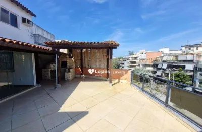 Cobertura lâmina duplex com 4 quartos à venda, 378 m² - recreio dos bandeirantes - rio de janeiro/rj