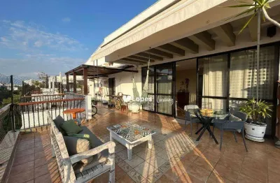 Cobertura com 4 dormitórios para alugar, 236 m² por r$ 10.223,64/mês - recreio dos bandeirantes - rio de janeiro/rj