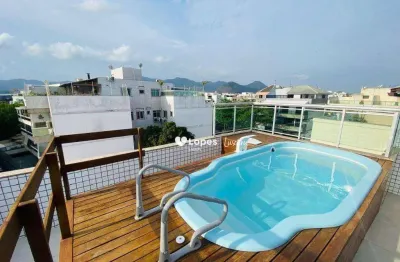 Cobertura com 3 quartos à venda, 359 m² por r$ 1.895.000 - recreio dos bandeirantes - rio de janeiro/rj