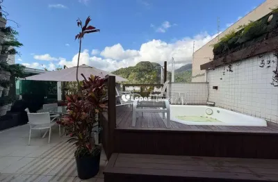 Cobertura com 3 dormitórios à venda, 232 m² por r$ 2.720.000,00 - jardim oceânico - rio de janeiro/rj