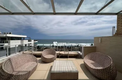 Lopes enjoy barra vende cobertura 1 suíte, 4 quartos, frontal mar, 273 m², 2 vagas, posto 5 - beton.