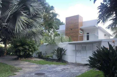 Casa com 6 dormitórios, 430 m² - venda por r$ 4.790.000,01 ou aluguel por r$ 43.152,60/mês - barra da tijuca - rio de janeiro/rj