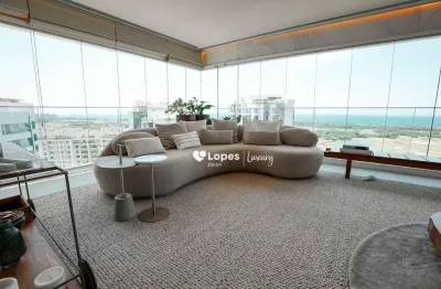 Condomínio riserva golf - cobertura de luxo com 5 suítes e 832m2. vista eterna para o mar, lagoa de marapendi e campo do golf. cobertura exclusiva!