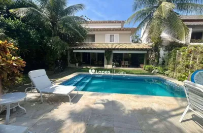 Casa com 5 dormitórios à venda, 489 m² por r$ 9.500.000,00 - barra da tijuca - rio de janeiro/rj