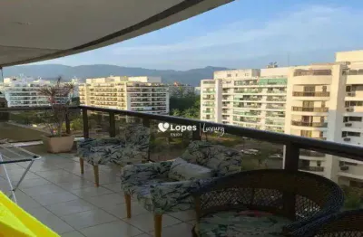 Apartamento com 3 dormitórios à venda, 90 m² por r$ 725.000,00 - recreio dos bandeirantes - rio de janeiro/rj