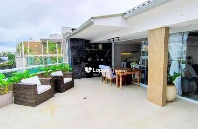 Gleba A, Linda Cobertura com 3 suítes à venda, 179 m² por R$ 1.550.000 - Recreio dos Bandeirantes - Rio de Janeiro/RJ
