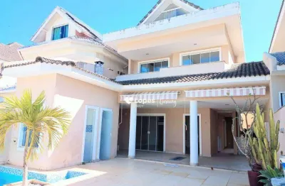 Casa com 4 suítes com sotão - locação - 275 m² por R$ 8.500,00 - Recreio dos Bandeirantes - Rio de Janeiro/RJ