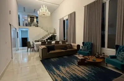 Exclusiva! casa 408 m² em condomínio fechado com 4 suítes e área de lazer completa