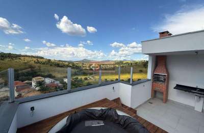 Cobertura com 3 quartos à venda no novo horizonte, sabará , 110 m2 por r$ 649.000