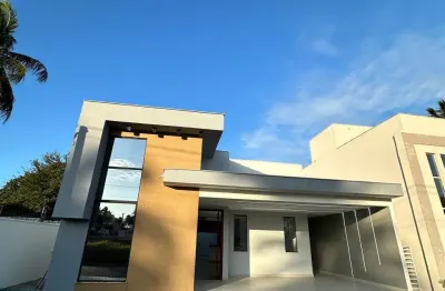 Casa em condomínio fechado com 3 quartos à venda na Rua Gilberto Roberto Gomes, Cajupiranga, Parnamirim