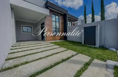 Casa para venda em são josé dos pinhais, monte líbano, 3 dormitórios, 1 suíte, 1 banheiro, 2 vagas