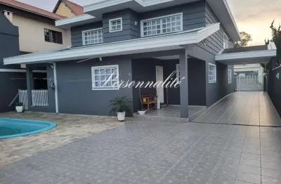Casa para venda em são josé dos pinhais, silveira da motta, 4 dormitórios, 2 suítes, 4 banheiros, 8 vagas
