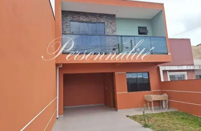 Sobrado para venda em fazenda rio grande, gralha azul, 3 dormitórios, 1 suíte, 3 banheiros, 2 vagas