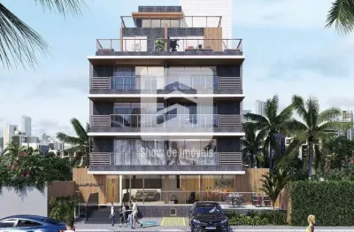 Flat com 1 quarto à venda no Cabo Branco, João Pessoa 