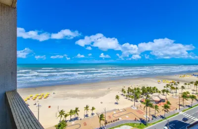 Oportunidade! apartamento c/02 dormts, garagem coletiva , vista total do mar!