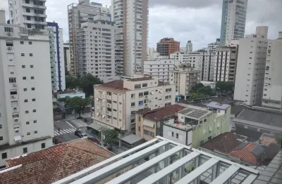 Apartamento Locação meia quadra da Praia! apartamento c/60 m², 01 dormitório , garagem,  100 metros domar.