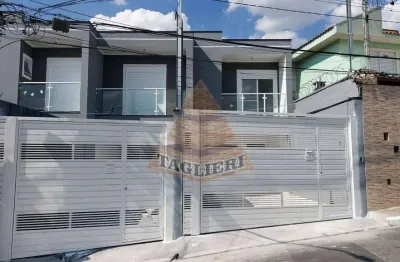 Lindo sobrado à venda, 104 m² - novo - santa clara. oportunidade