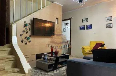 Sobrado rua tranquila 2 dorm. 2 bº 2 vagas c/armários próx.padaria marengo