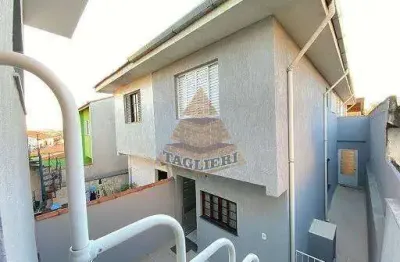Sobrado semi geminado,3 dormiórios,1suite, com edicula,2vagas cobertas.