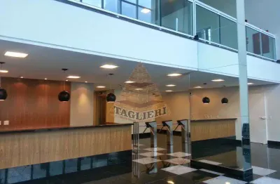 Sala reformada com divisórias de vidro - vaga locada c/ renda