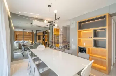 Apto varanda gourmet excelente planta. mobiliado - tatuapé. padrão porte