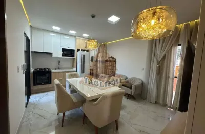 Vendo cobertura c/ móveis - 80m2. 2 quartos, 1 suíte, 1 vaga,quintal textil