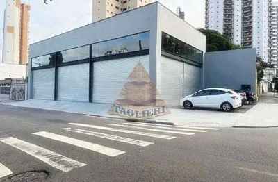 Salão comerecial novo. de esquina, pé direito 7 mts - anália franco