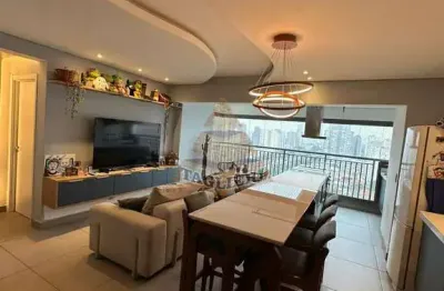 Apto 2 quartos à venda tatuapé andar alto vista magnífica. sacada gourmet