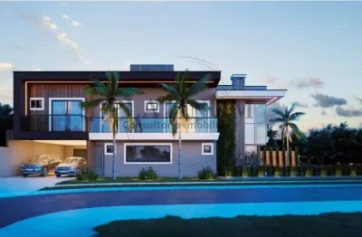 Casa para venda em palhoça, pedra branca, 5 dormitórios, 5 suítes, 5 banheiros, 4 vagas