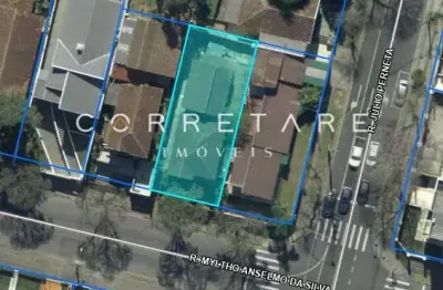 Terreno à venda no mercês, curitiba , 348 m2 por r$ 880.000