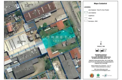Terreno à venda no boqueirão, curitiba , 627 m2 por r$ 720.000
