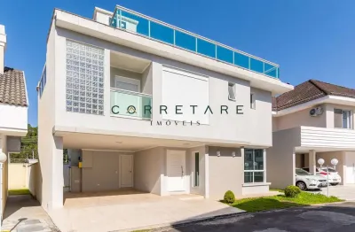 Casa em condomínio fechado com 4 quartos à venda na rua antônio turíbio teixeira braga, butiatuvinha, curitiba, 273 m2 por r$ 1.950.000