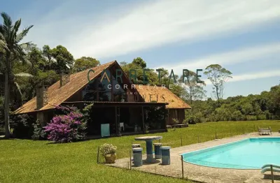 Chácara / sítio à venda no guajuvira, araucária , 25000 m2 por r$ 2.799.000