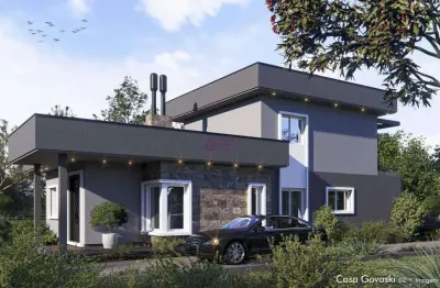 Casa 3 dormitórios alto padrão em vila olinda, nova petrópolis/rs